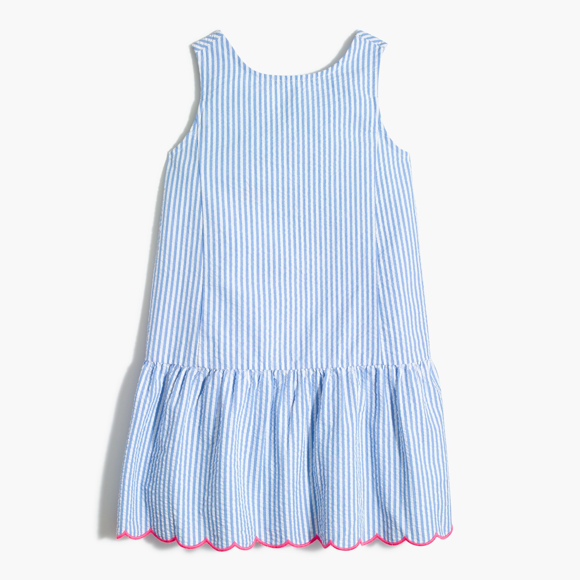 Girls' seersucker dress