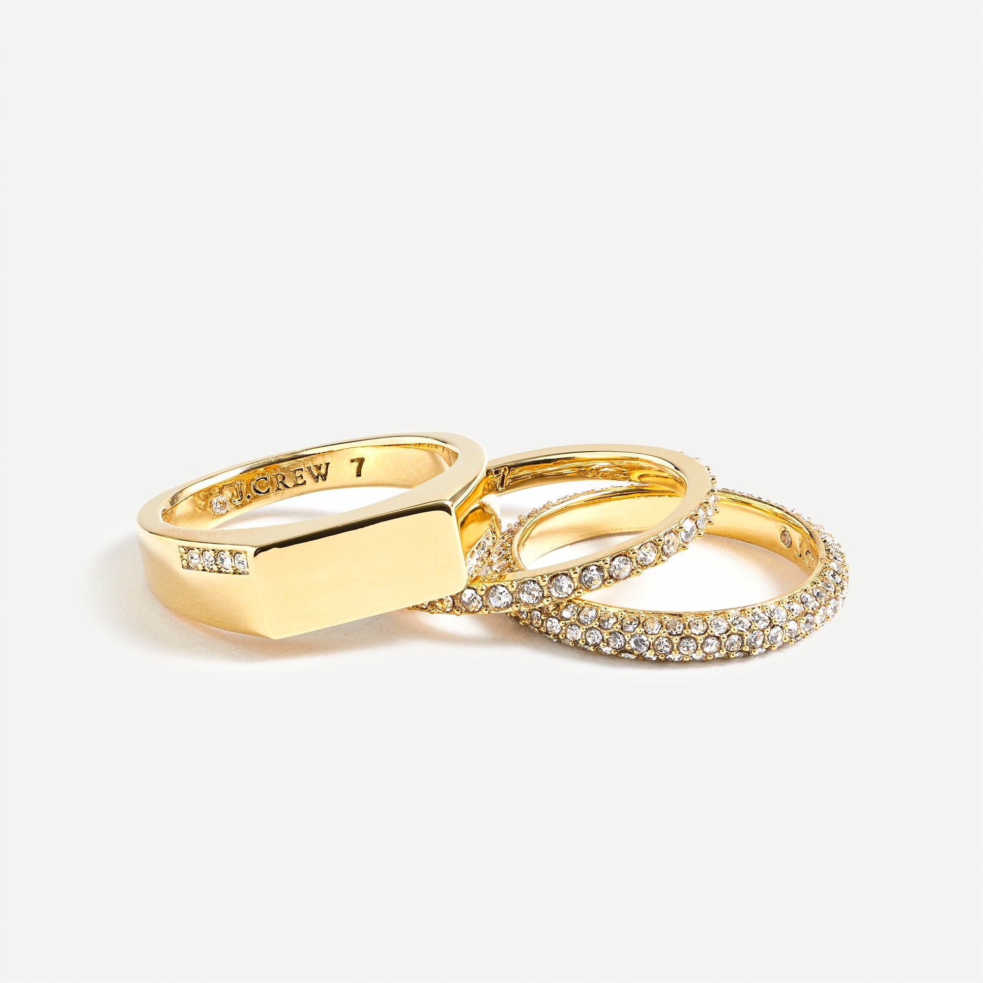 Pavé ring set