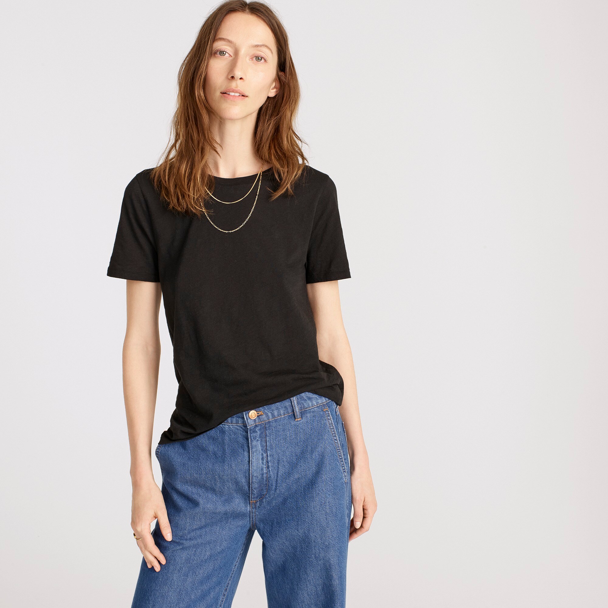 Vintage cotton crewneck T-shirt