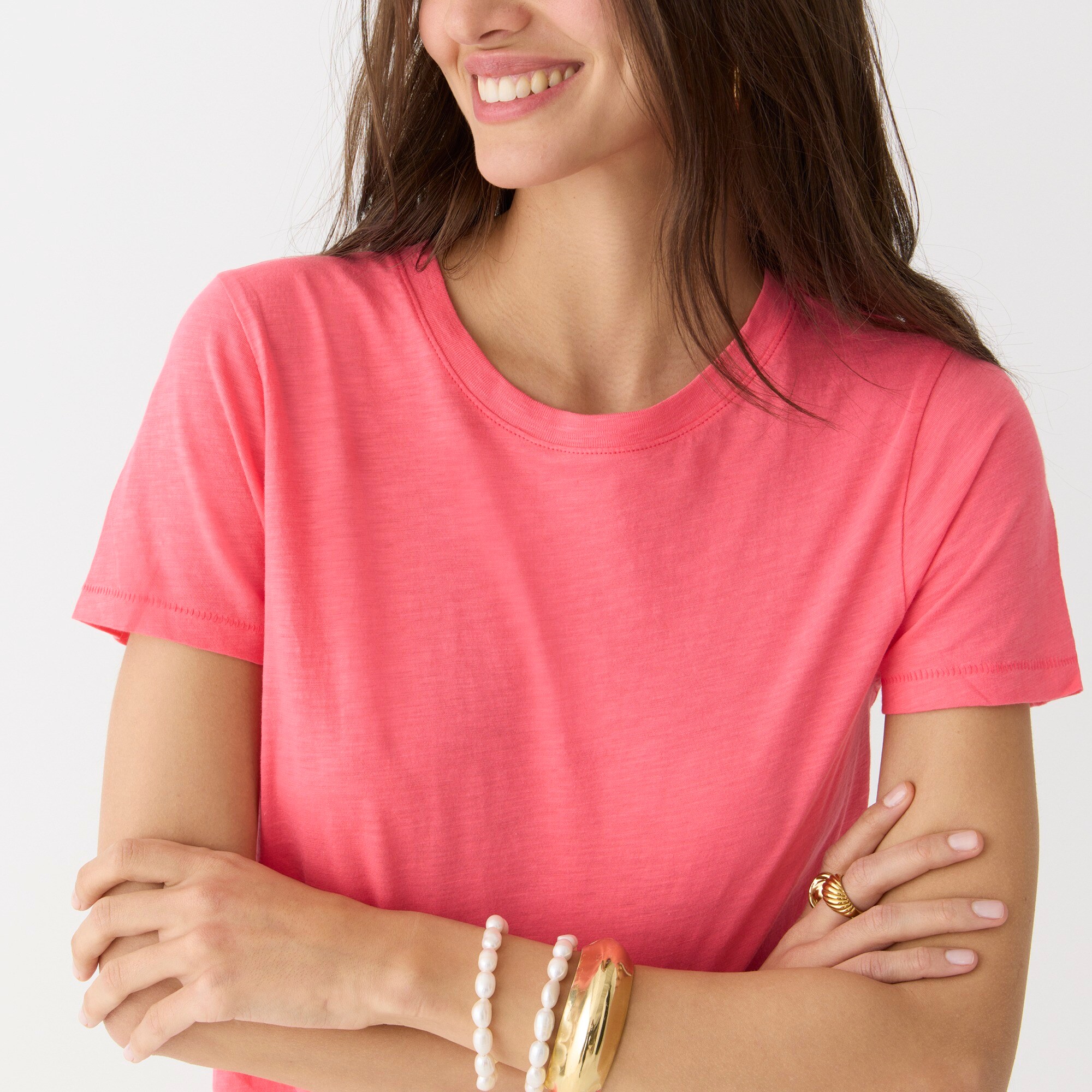 Vintage cotton crewneck T-shirt