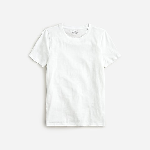 womens New vintage cotton crewneck T-shirt