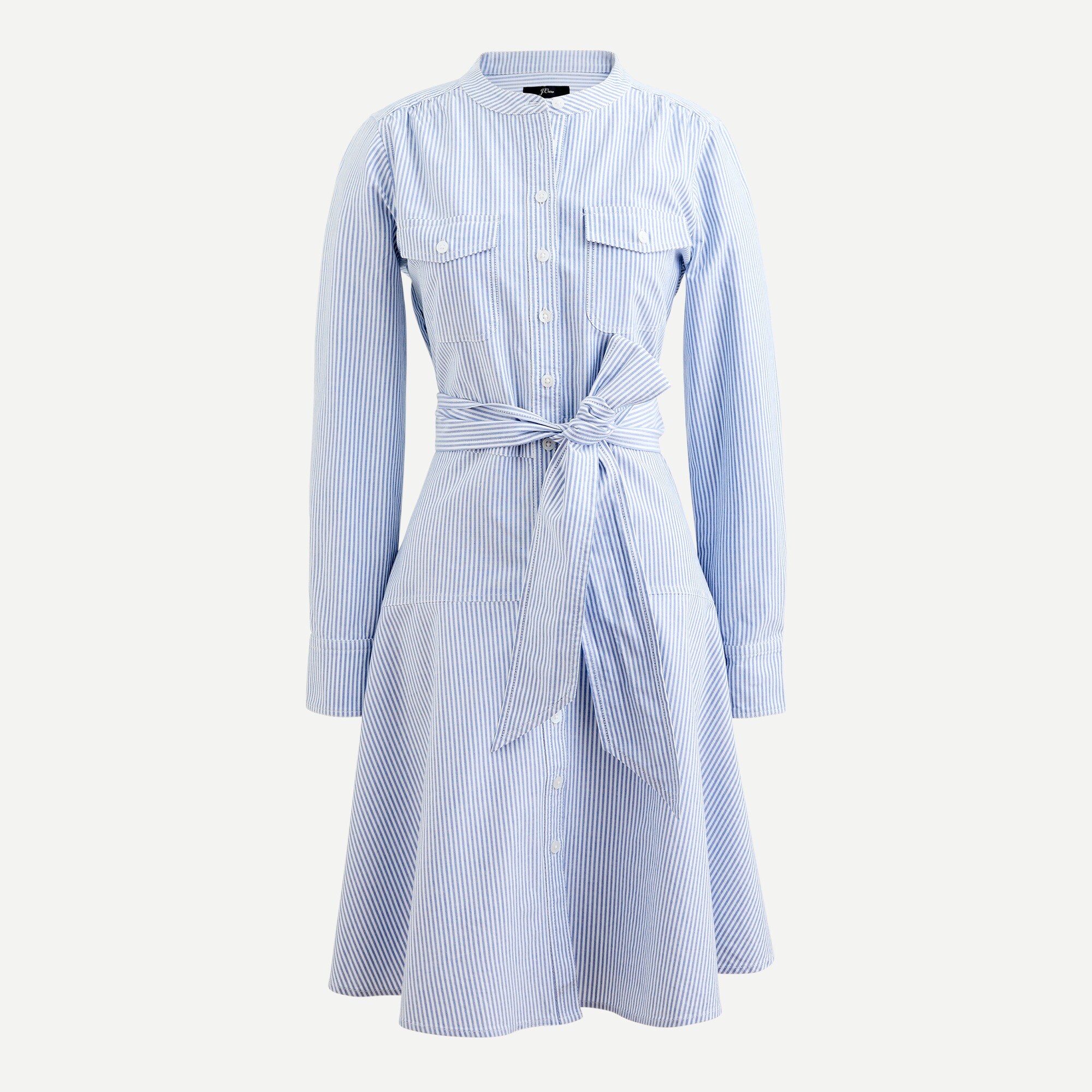 Oxford Cotton A-line Shirt-dress For Women | J.Crew