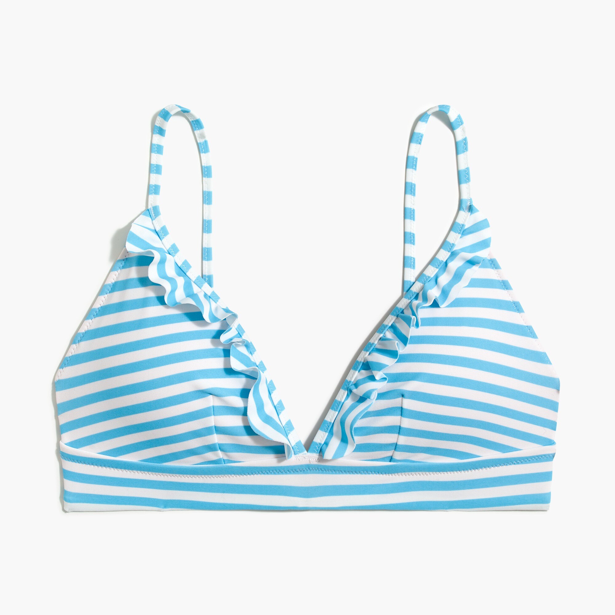 striped french bikini top for women