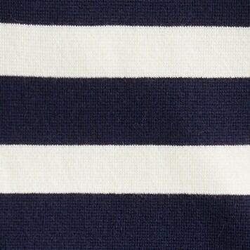 Relaxed-fit crewneck sweater in stripe NAVY IVORY j.crew: relaxed-fit crewneck sweater in stripe for women