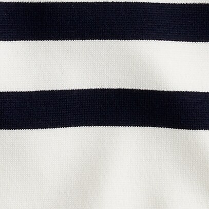 Relaxed-fit crewneck sweater in stripe NAVY IVORY j.crew: relaxed-fit crewneck sweater in stripe for women