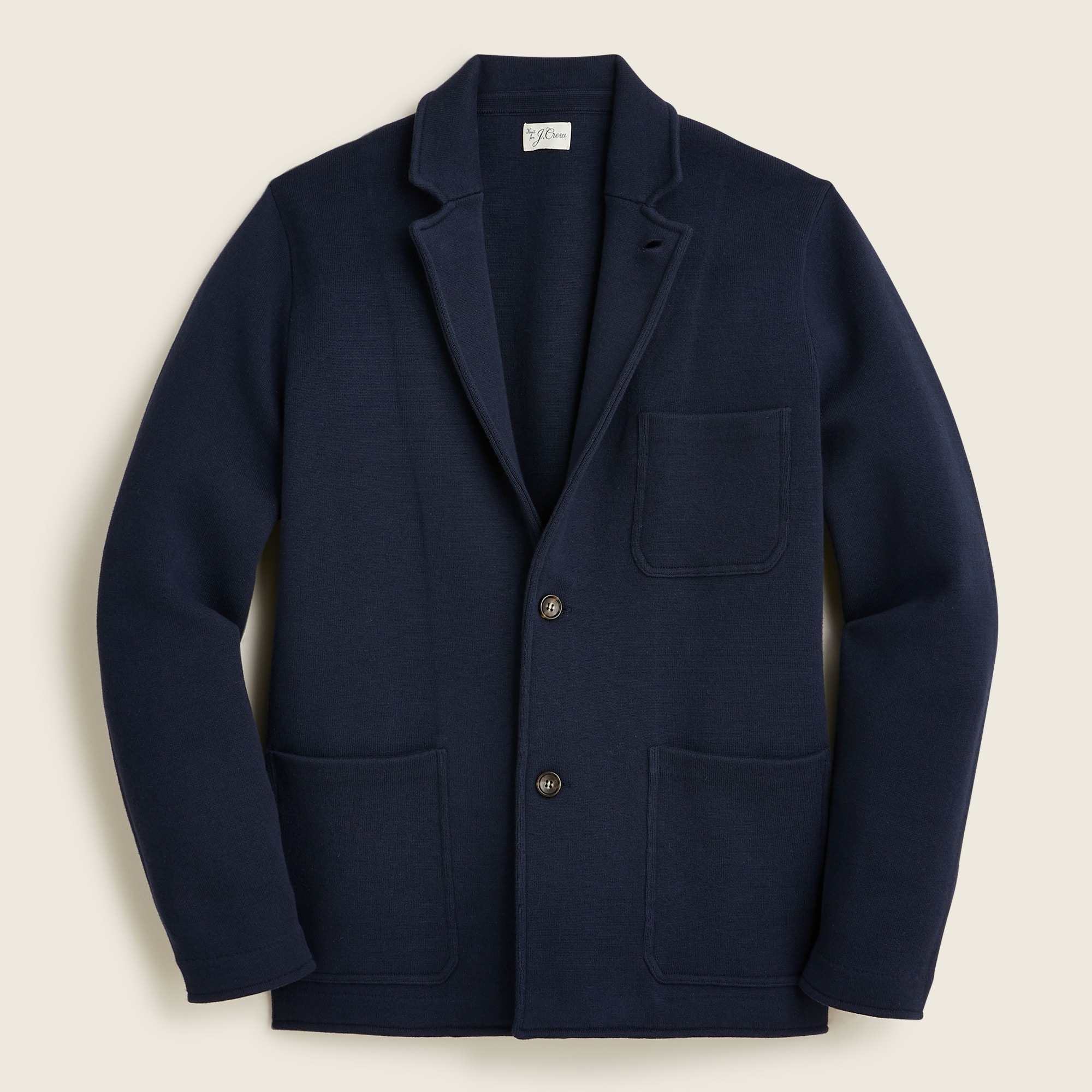Double-faced Cotton Sweater-blazer For Men | J.Crew