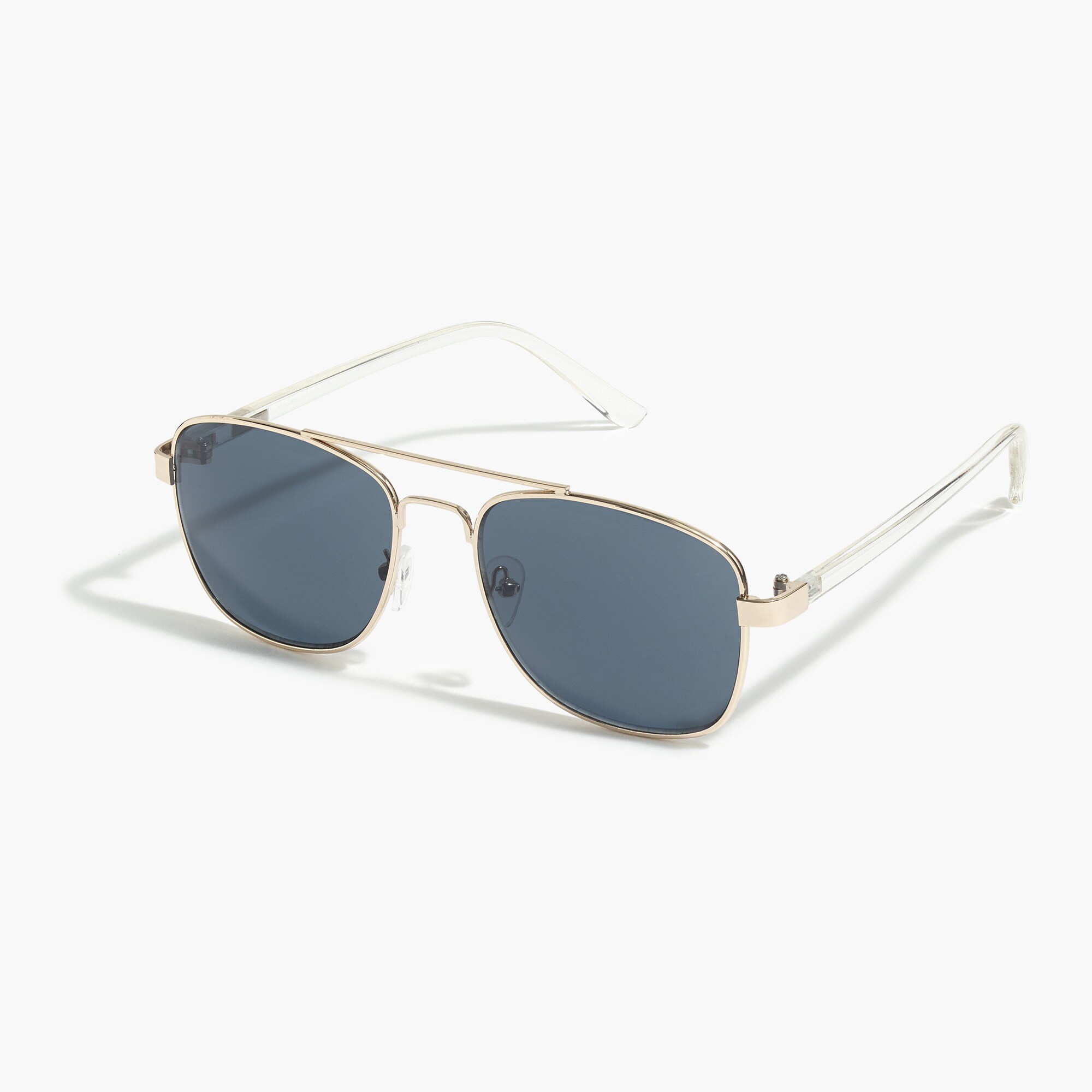 square-frame aviator sunglasses for men