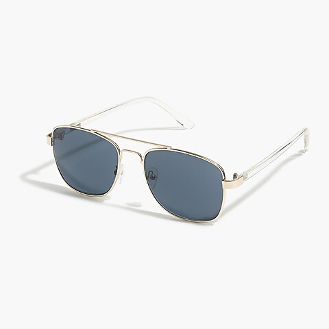 mens Square-frame aviator sunglasses