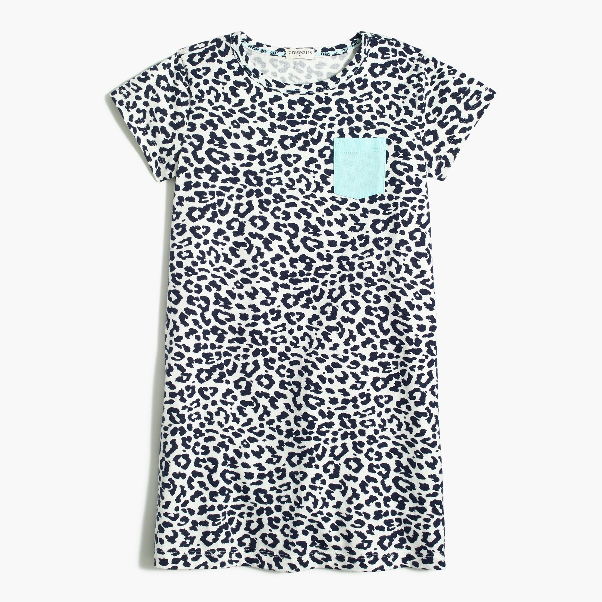Girls' T-shirt pocket dress