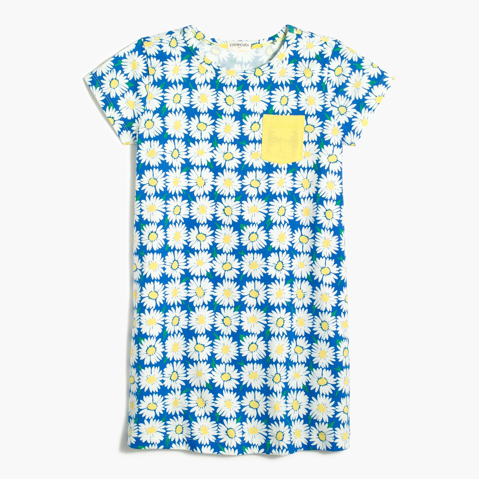 Girls' T-shirt pocket dress
