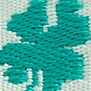 Embroidered flip-flops POOL BLUE LOBSTER 