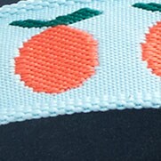 Embroidered flip-flops POOL BLUE LOBSTER 