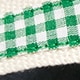 Gingham flip-flops NAVY GINGHAM factory: gingham flip-flops for women