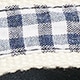 Gingham flip-flops NAVY GINGHAM factory: gingham flip-flops for women