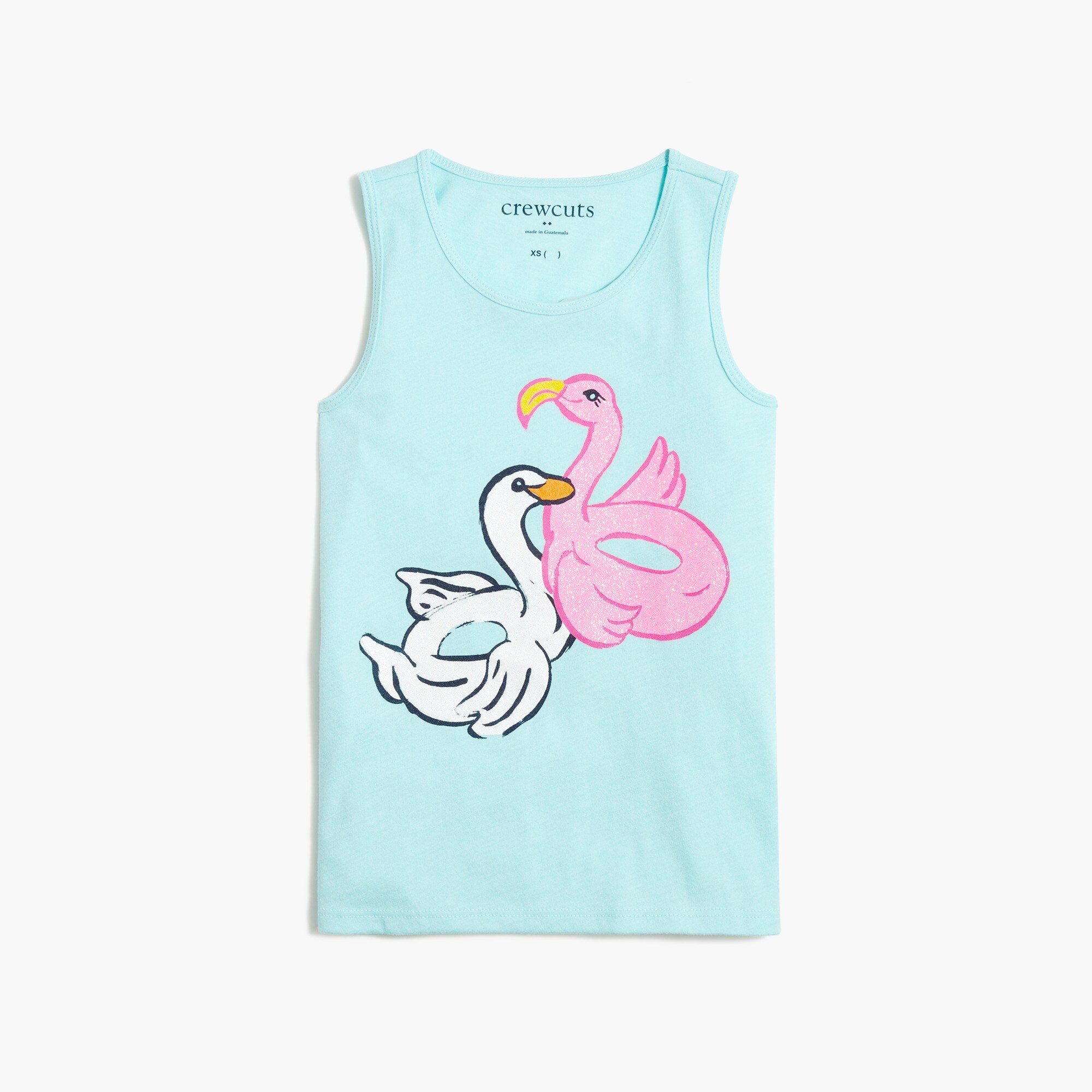 Girls' pool floats graphic tank top