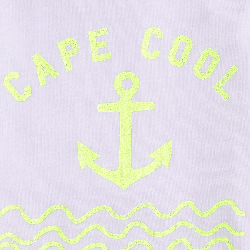 Girls' egg graphic tee NAVY 