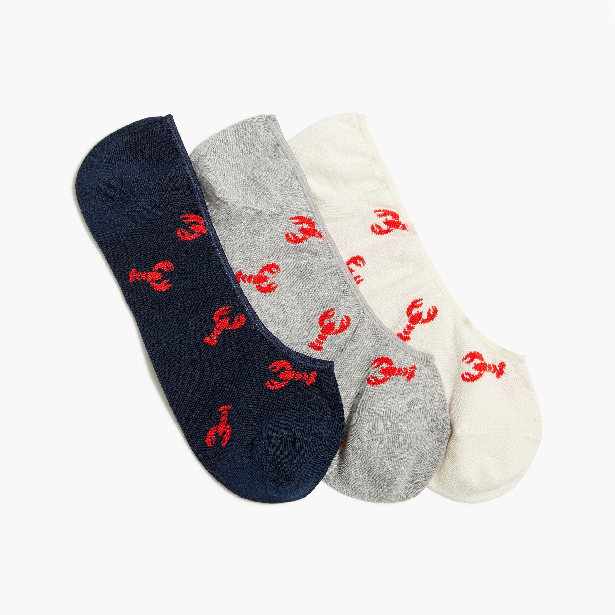 No-show socks three-pack