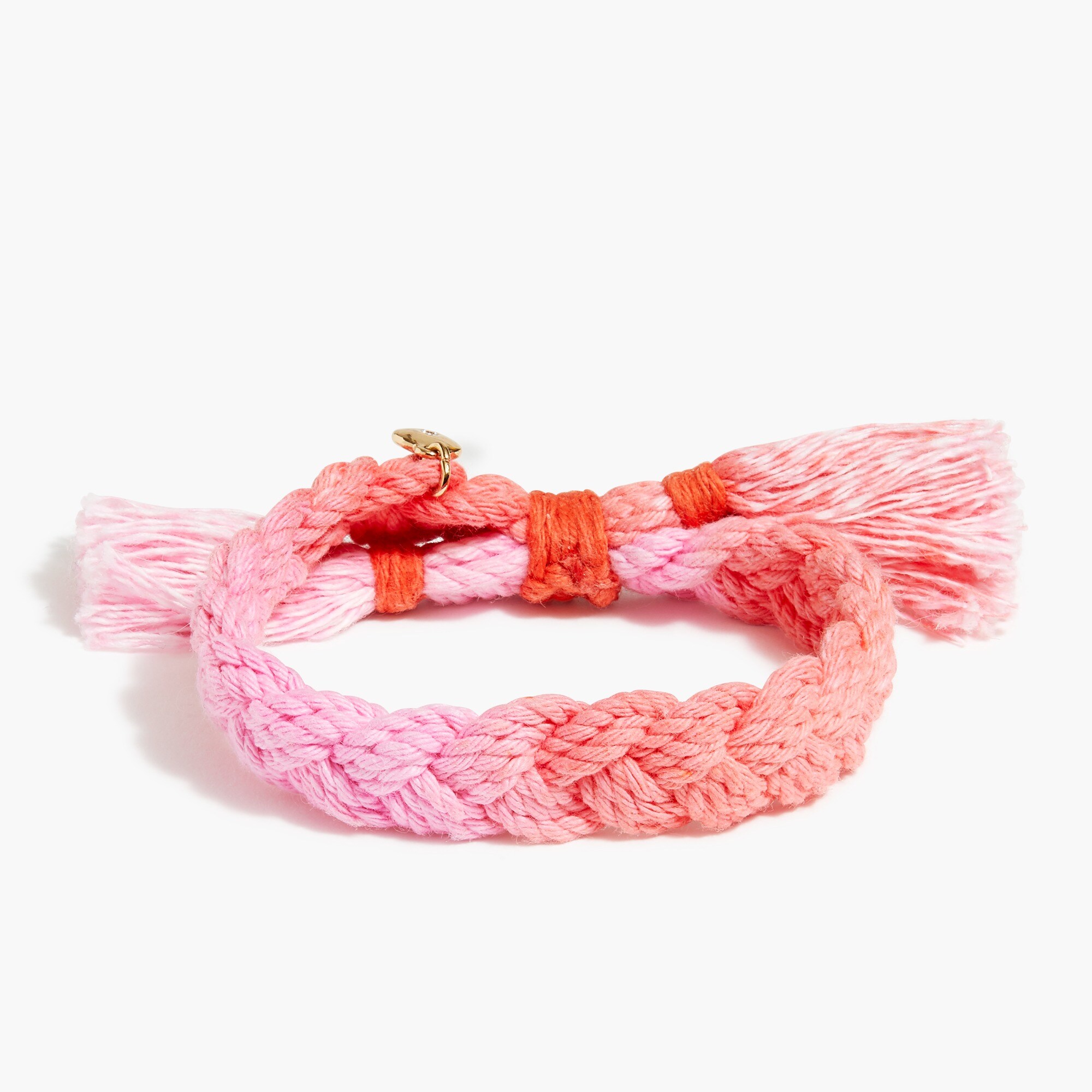 Girls' tie-dyed rope bracelet