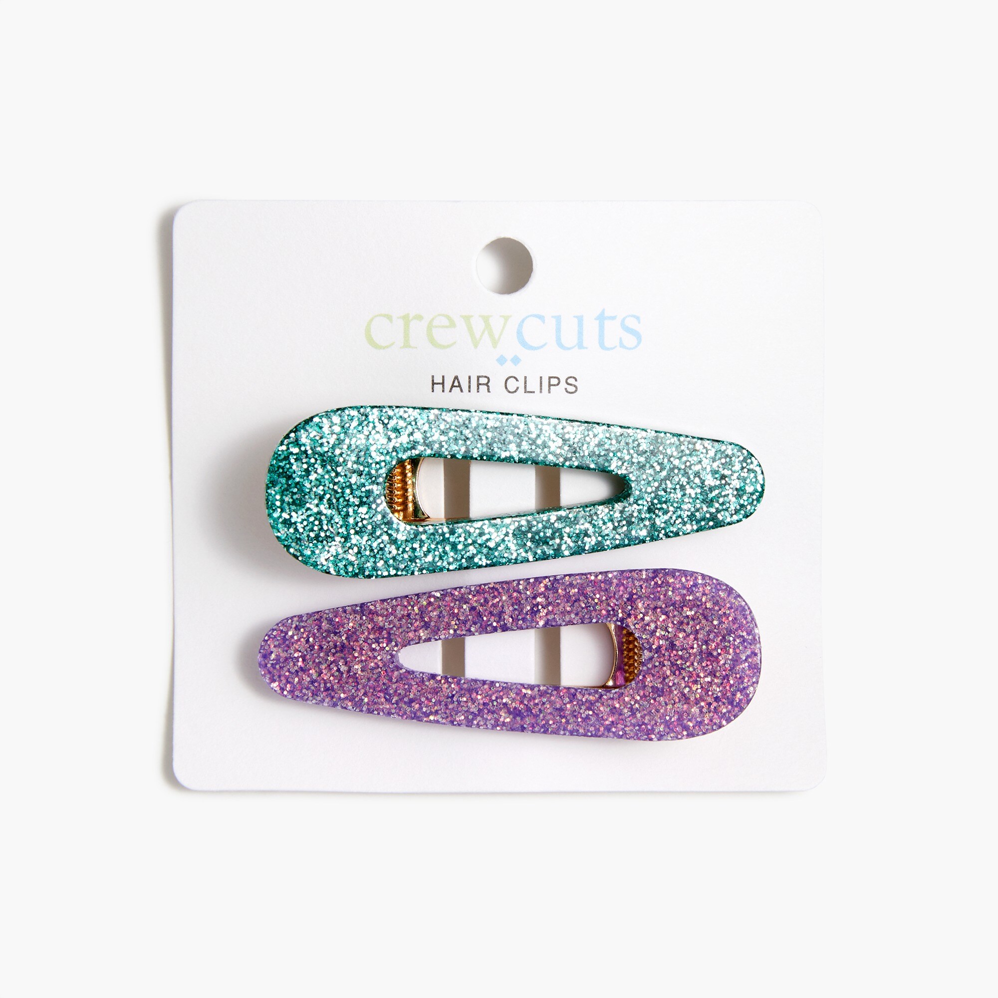 Girls' glitter hair clips