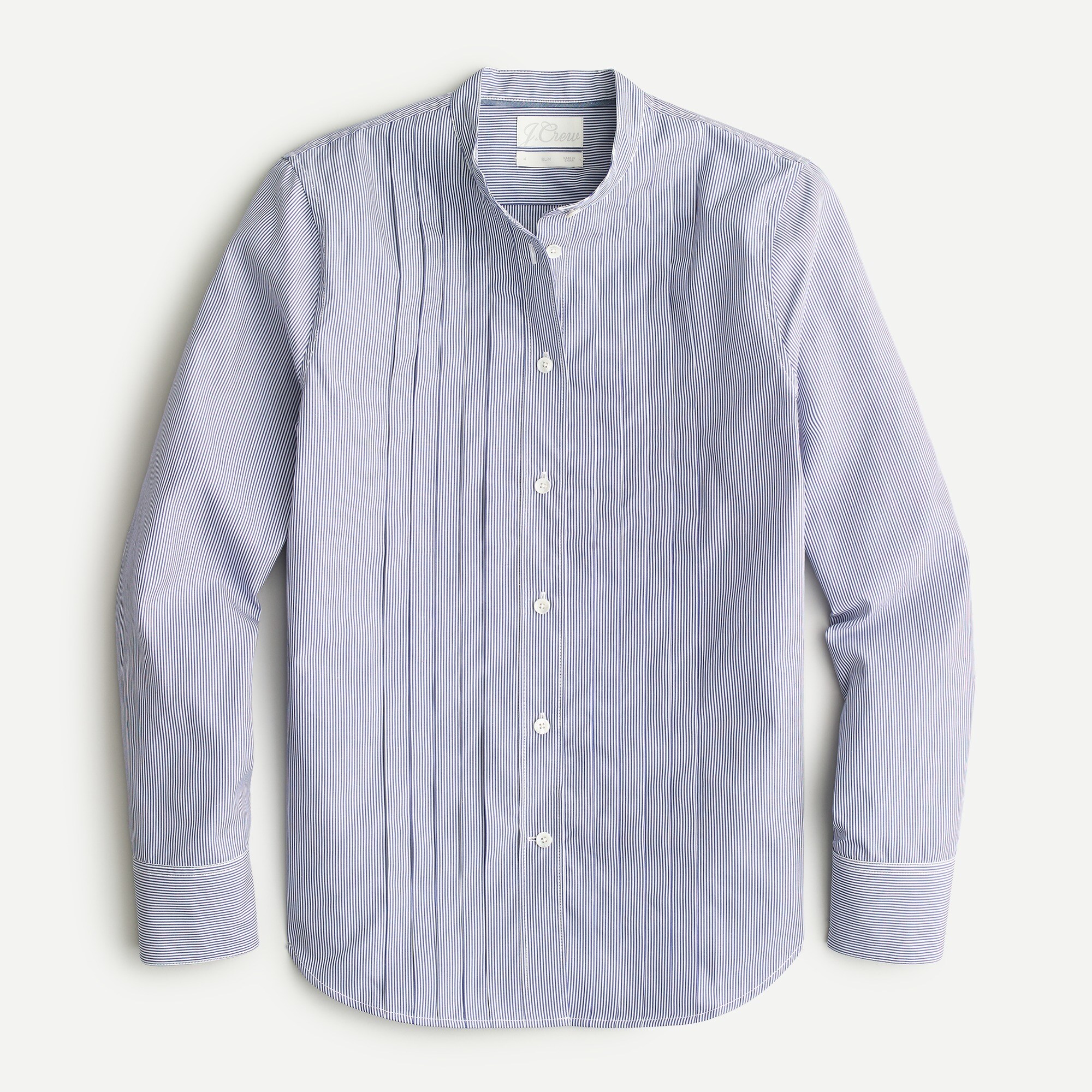 Slim-fit Thomas Mason® For J.Crew Tuxedo Shirt In Stripe For Women