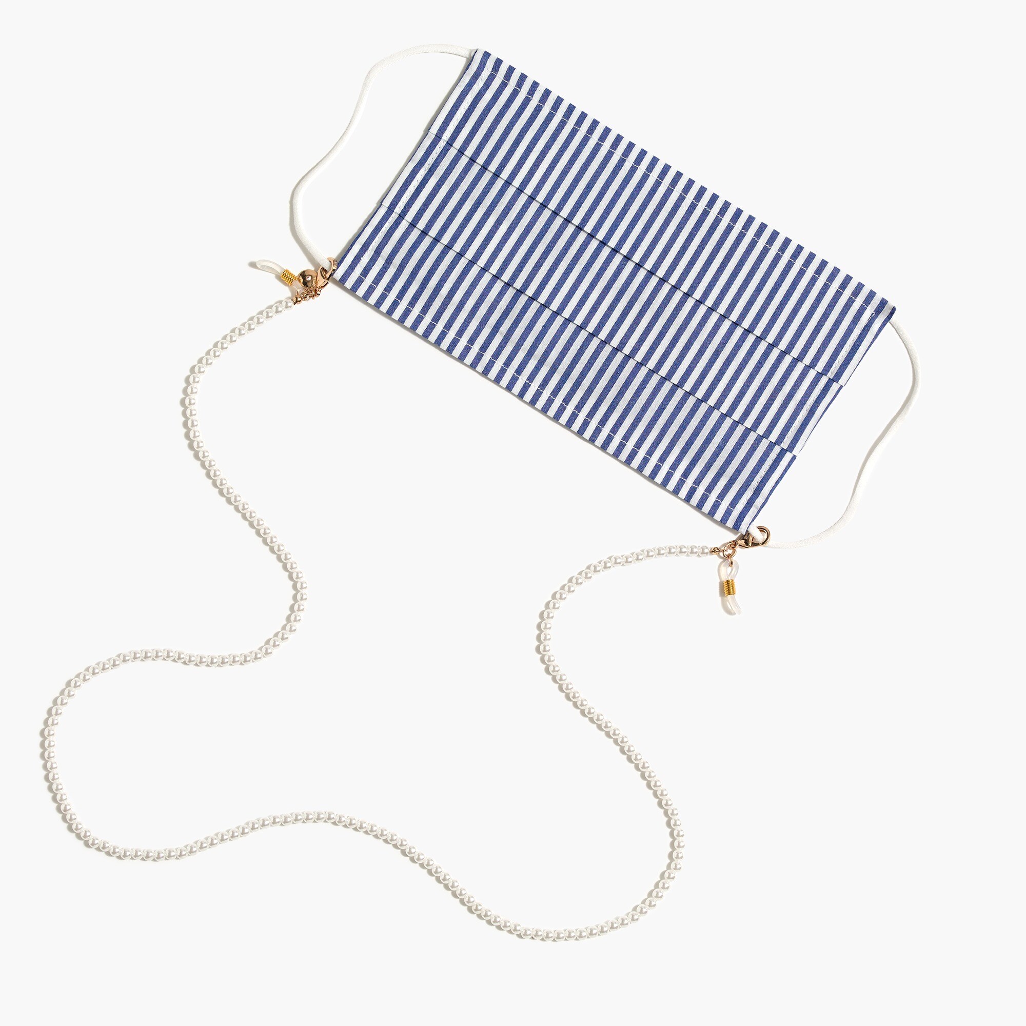 Pearl sunglasses and mask chain
