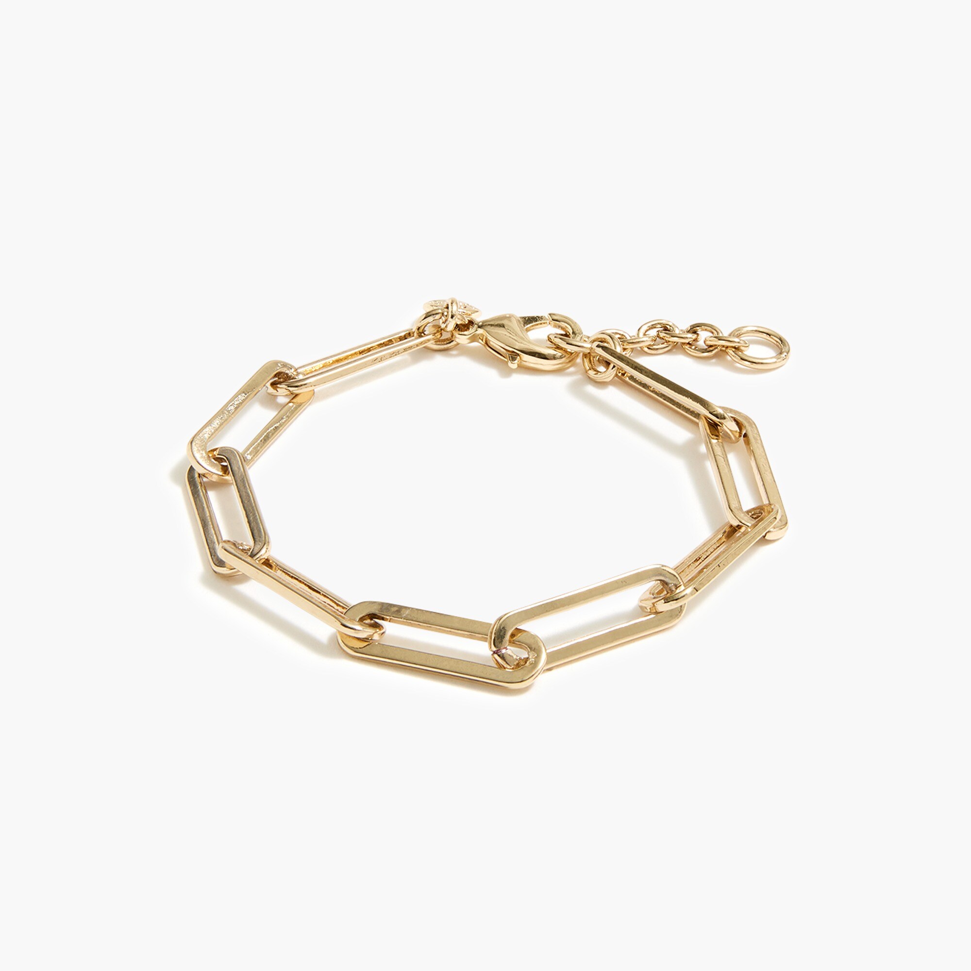 paper-clip link bracelet for women