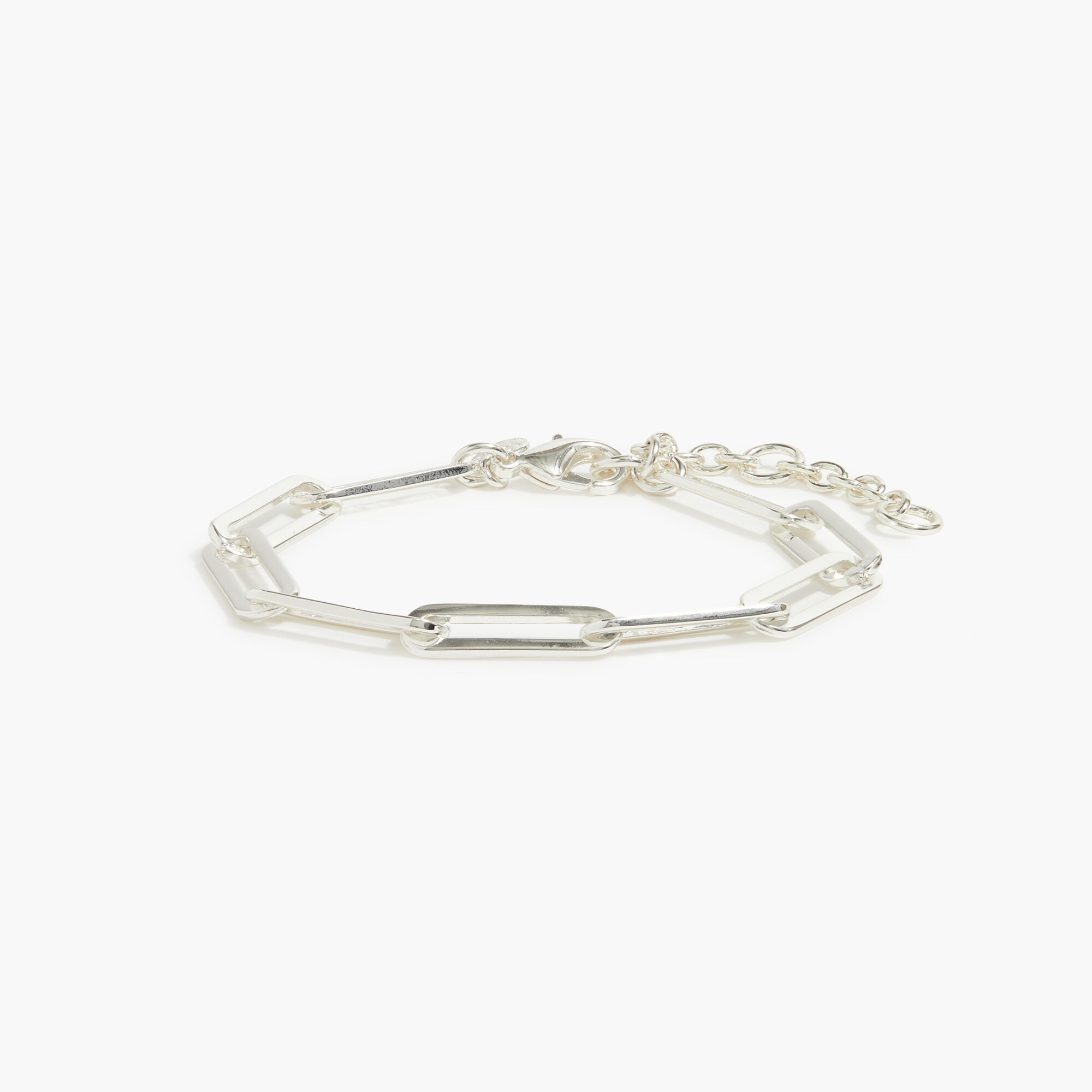 Paper-clip link bracelet