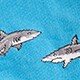 Critter socks BLUE GREAT WHITES