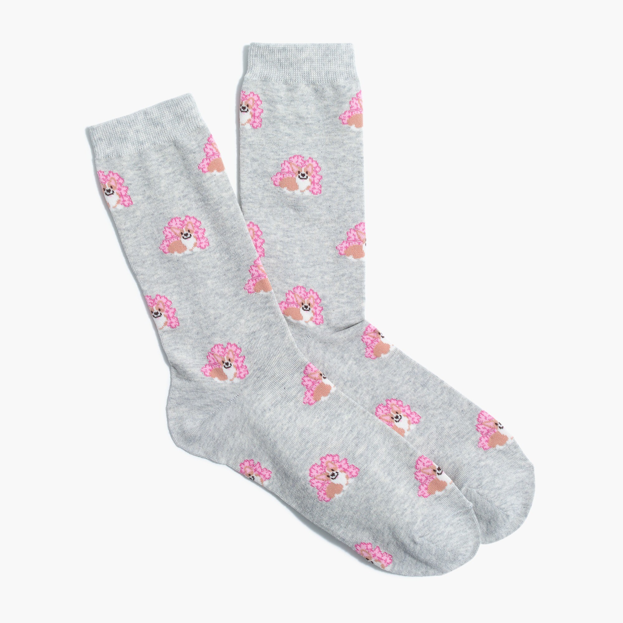 Corgi blossoms trouser socks