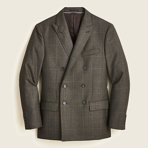 mens Ludlow Slim-fit double-breasted suit jacket in Italian wool