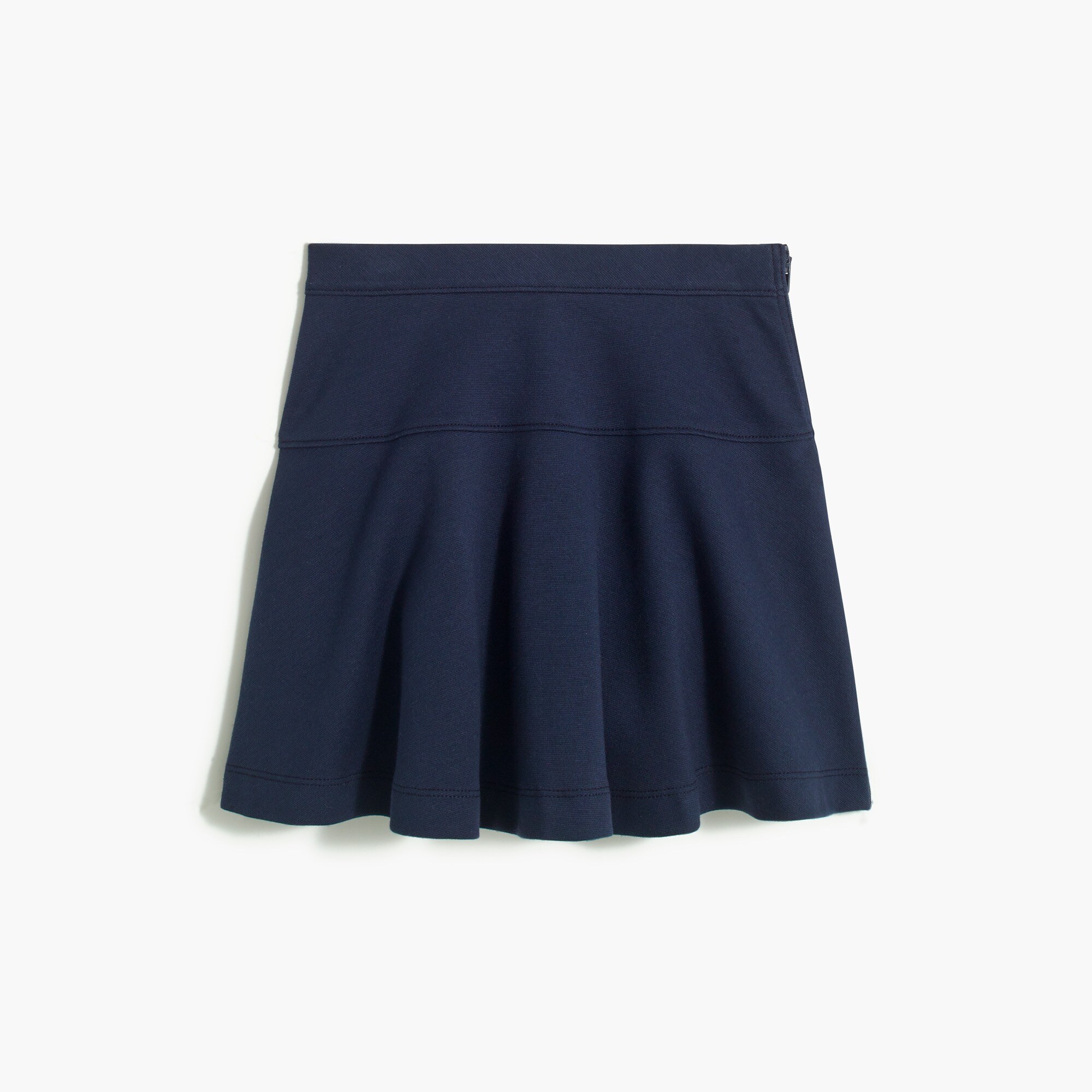 Girls' ponte uniform skirt