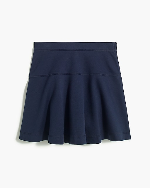  Girls' ponte uniform skirt
