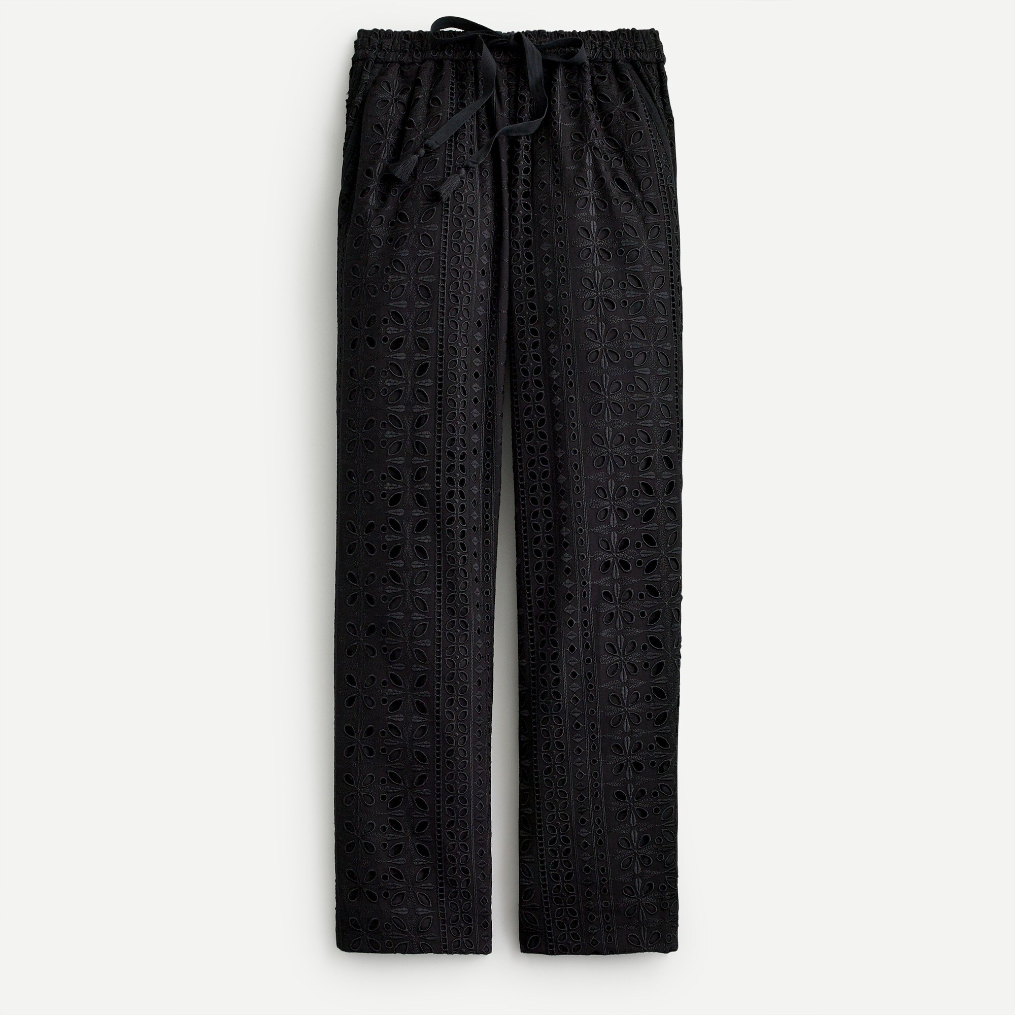 Pull-on easy pant in eyelet