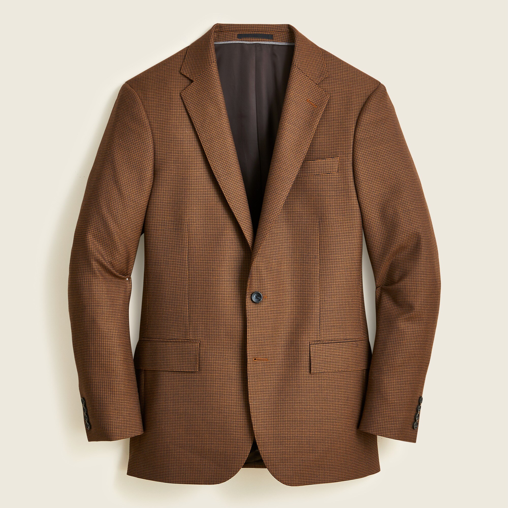 Slim solid italian wool suit jacket deals