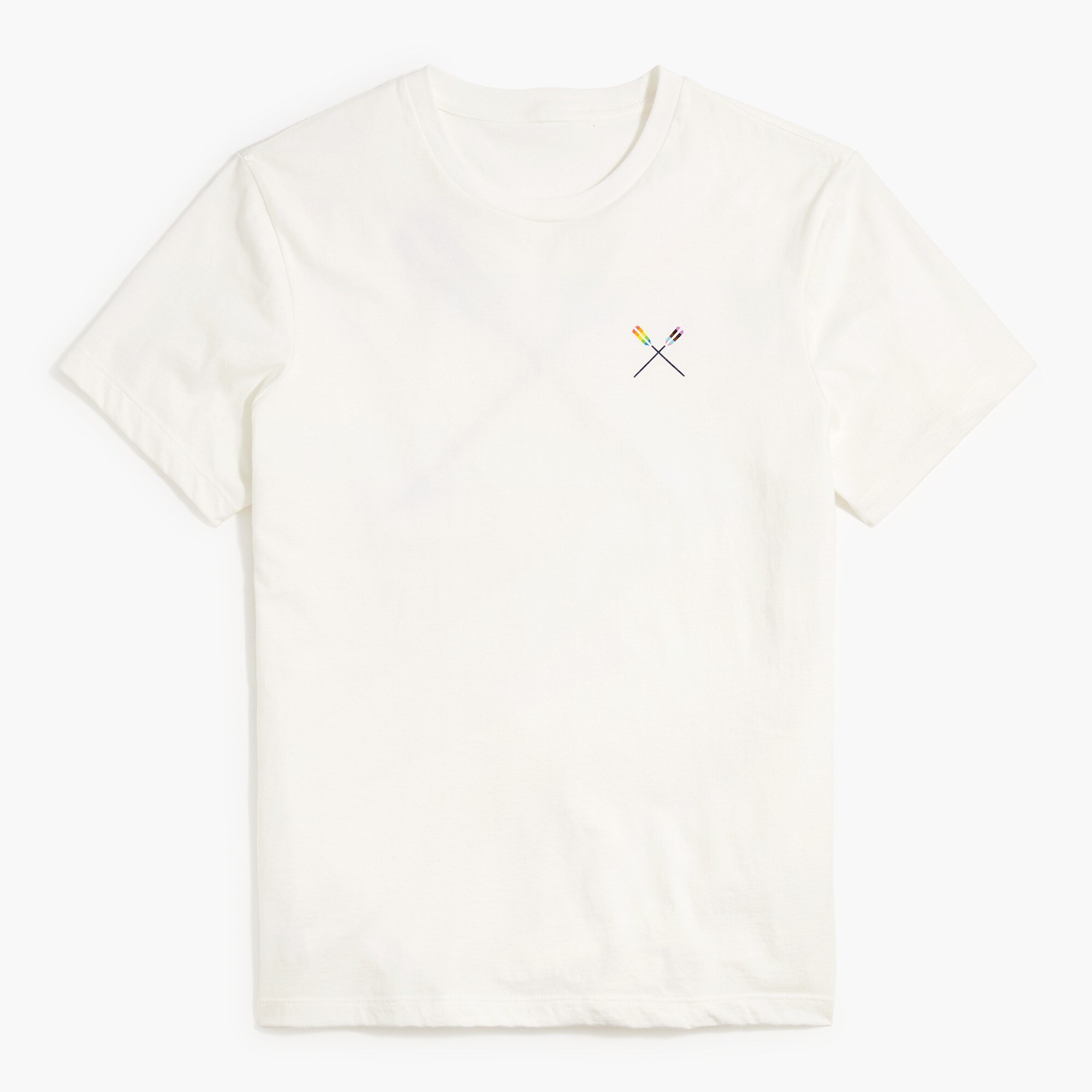 j.crew factory x pflag oars graphic tee for men