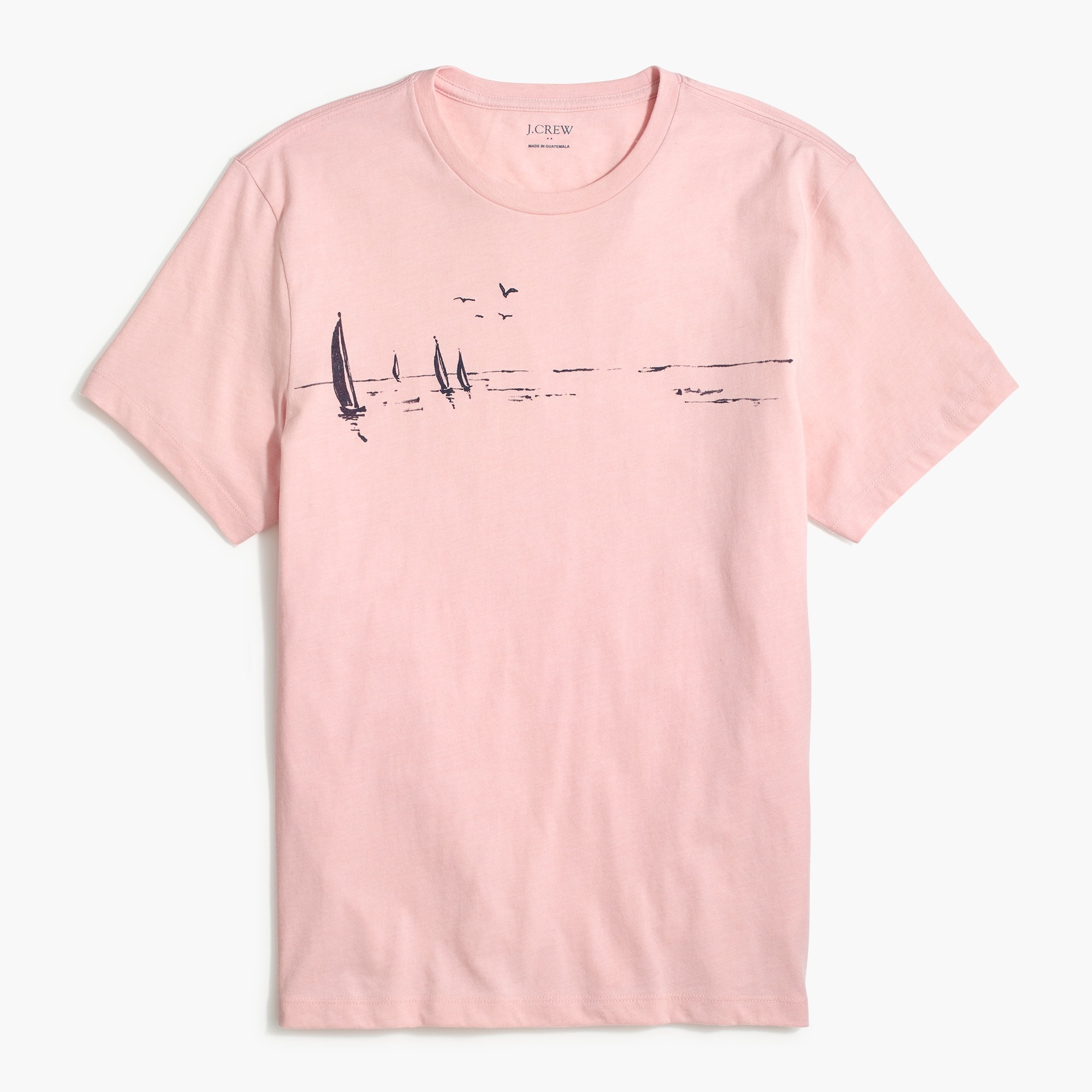 sailboats graphic tee for men