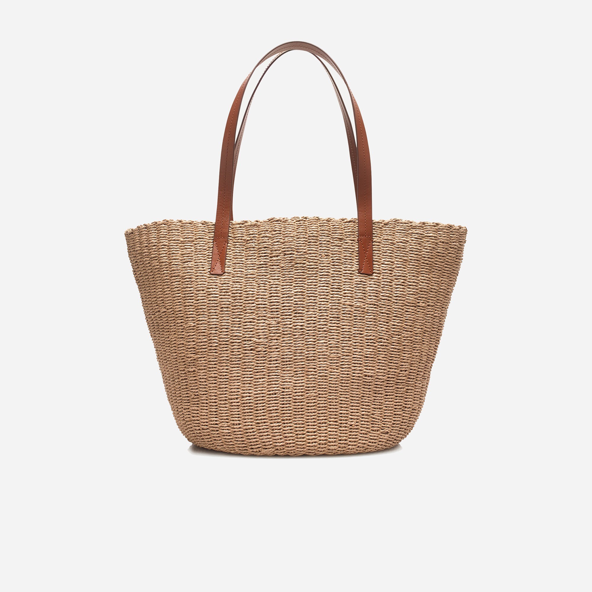 J.Crew: Woven Straw Market Tote For Women