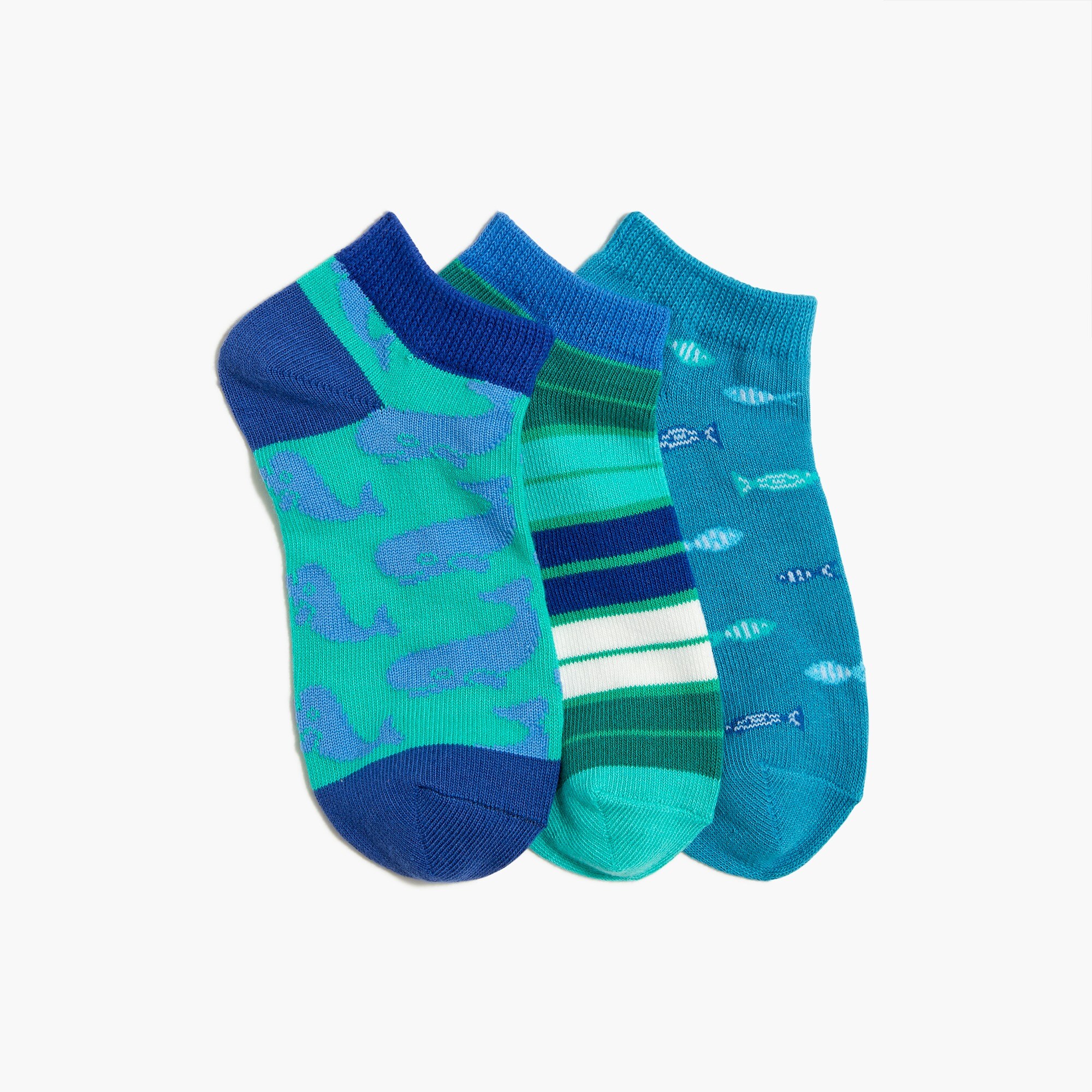 Boys' sea critters ankle socks