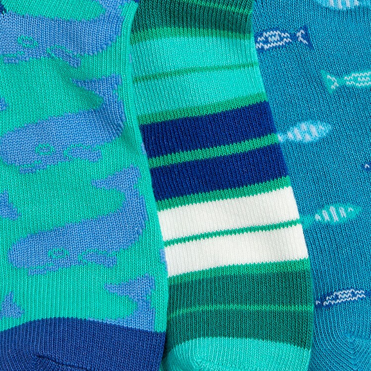 Boys' sea critters ankle socks SEA CRITTER MULTI boys' sea critters ankle socks for boys