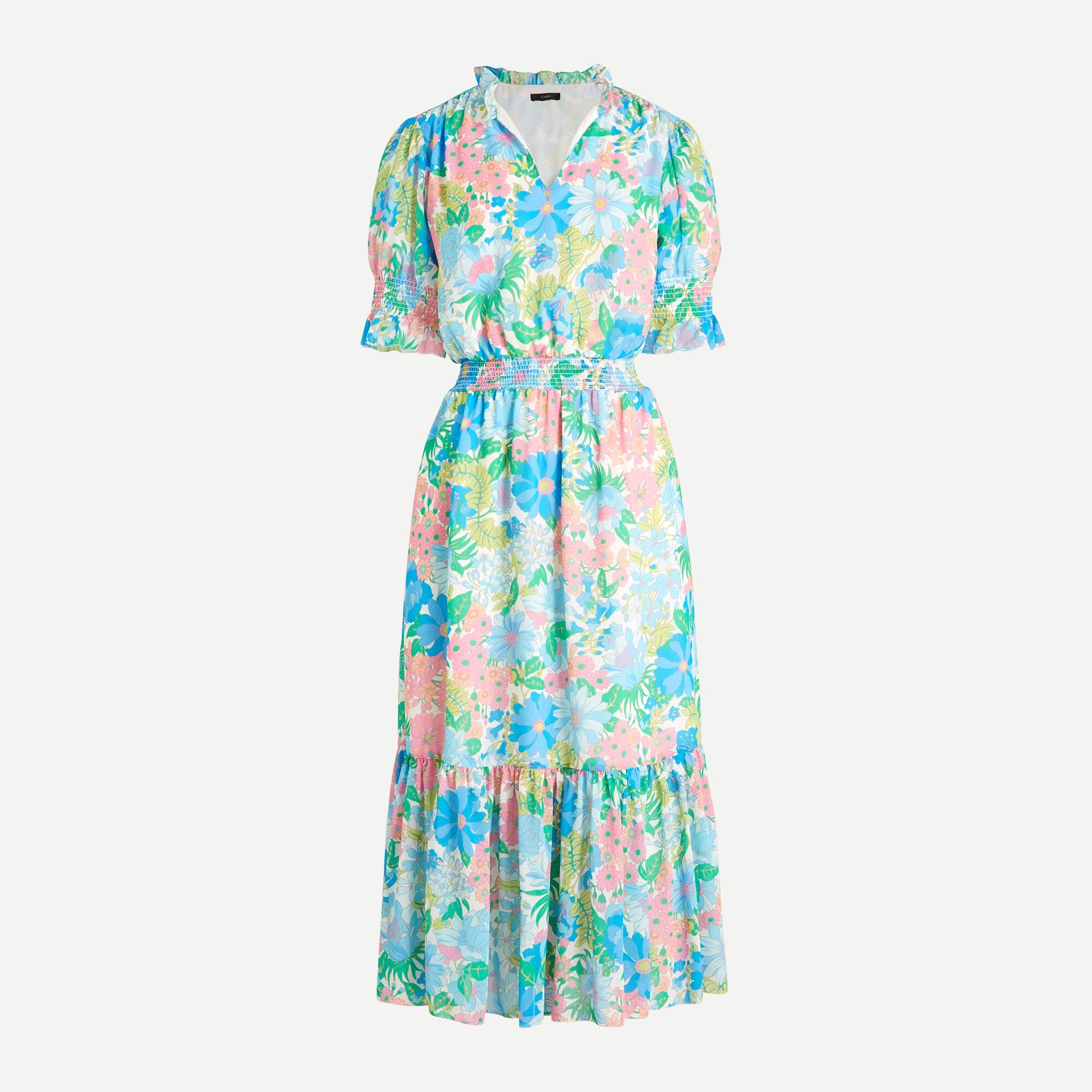 j crew blue floral dress Luxurious Navy Blue Tube High Slit A-Line Gown-ZS188 – Bridal Glee