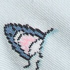 Chicken and waffles socks LIGHT BLUE SHARKS