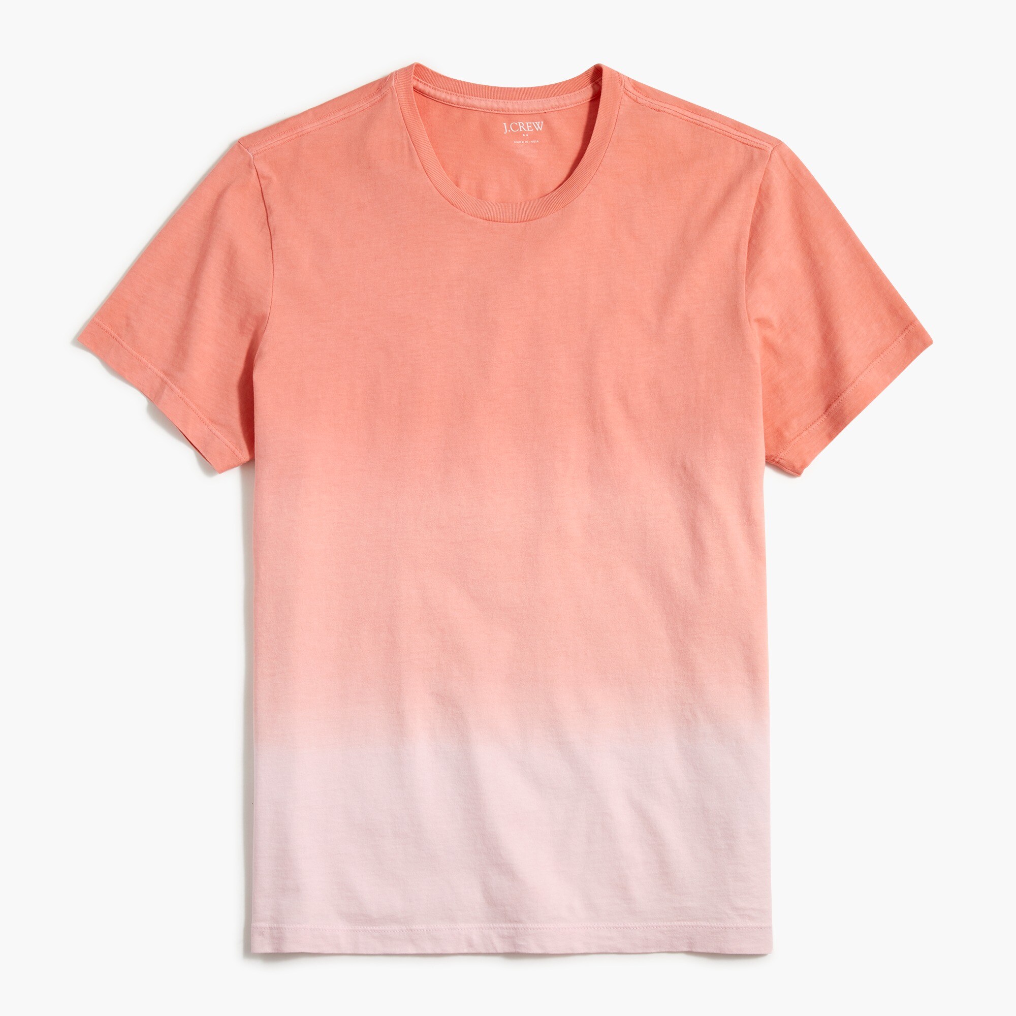 dip-dyed ombré tee for men
