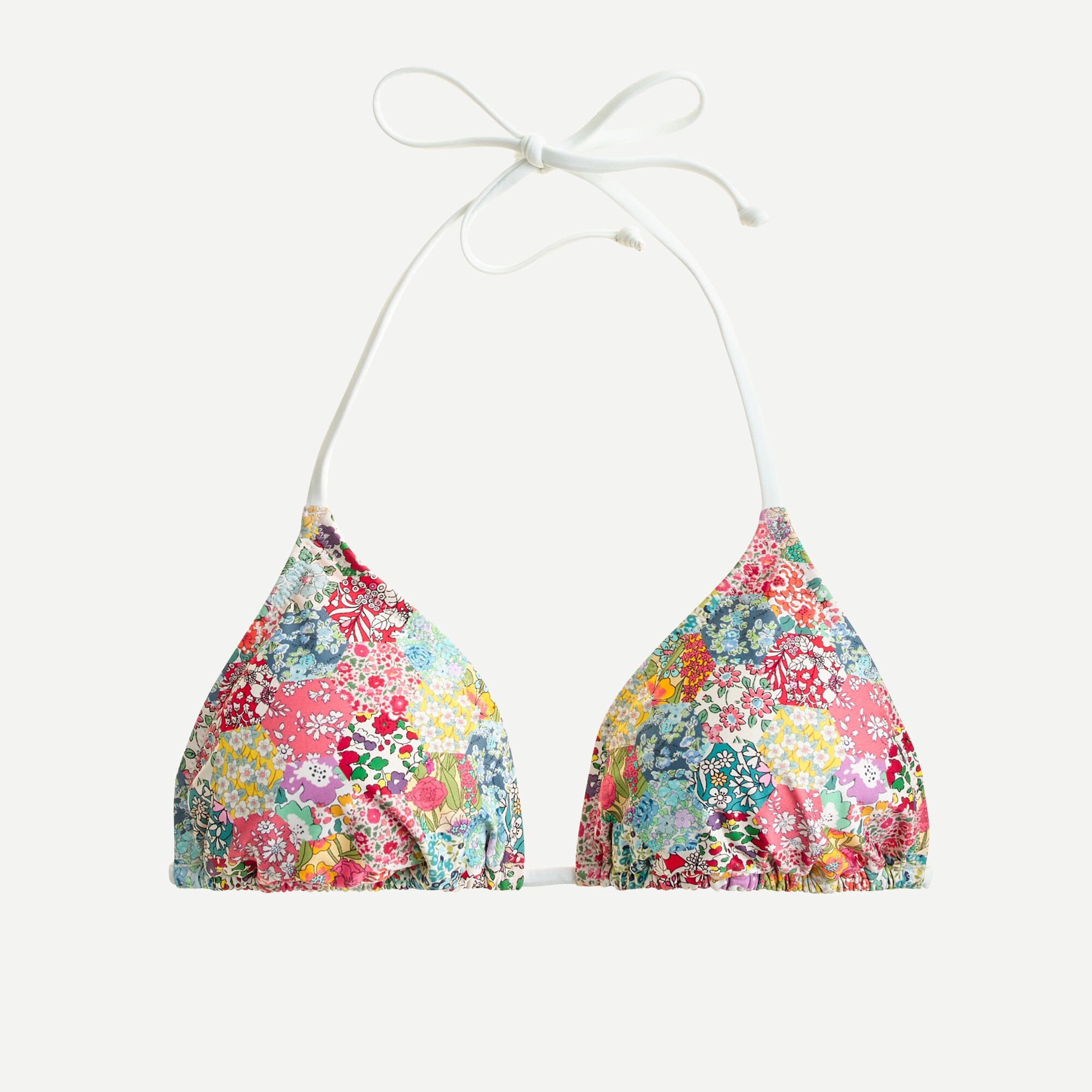 String bikini top in Liberty® Patchwork Dream floral