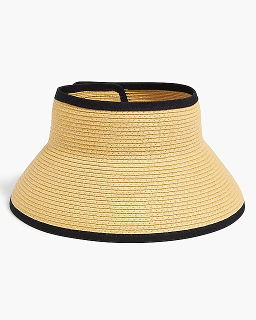  Packable straw visor