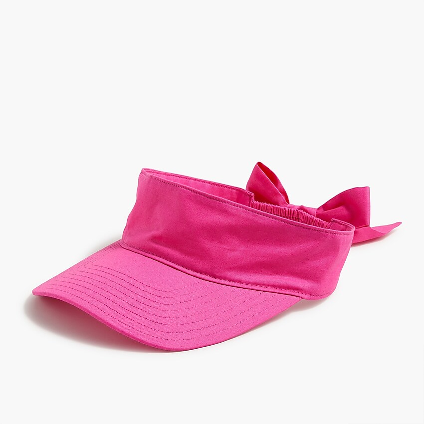 factory: bow-back visor for women, right side, view zoomed