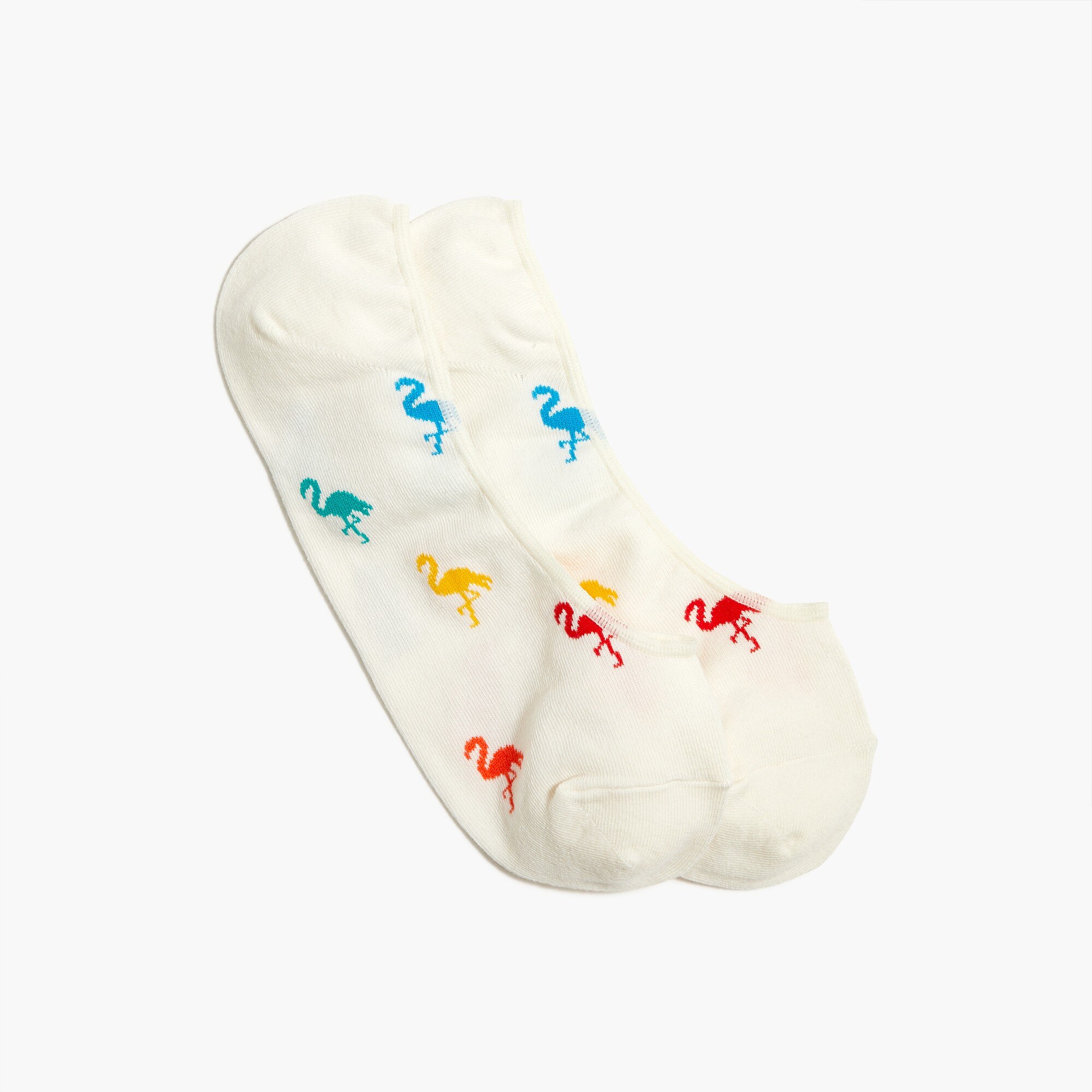 Flamingo no-show socks