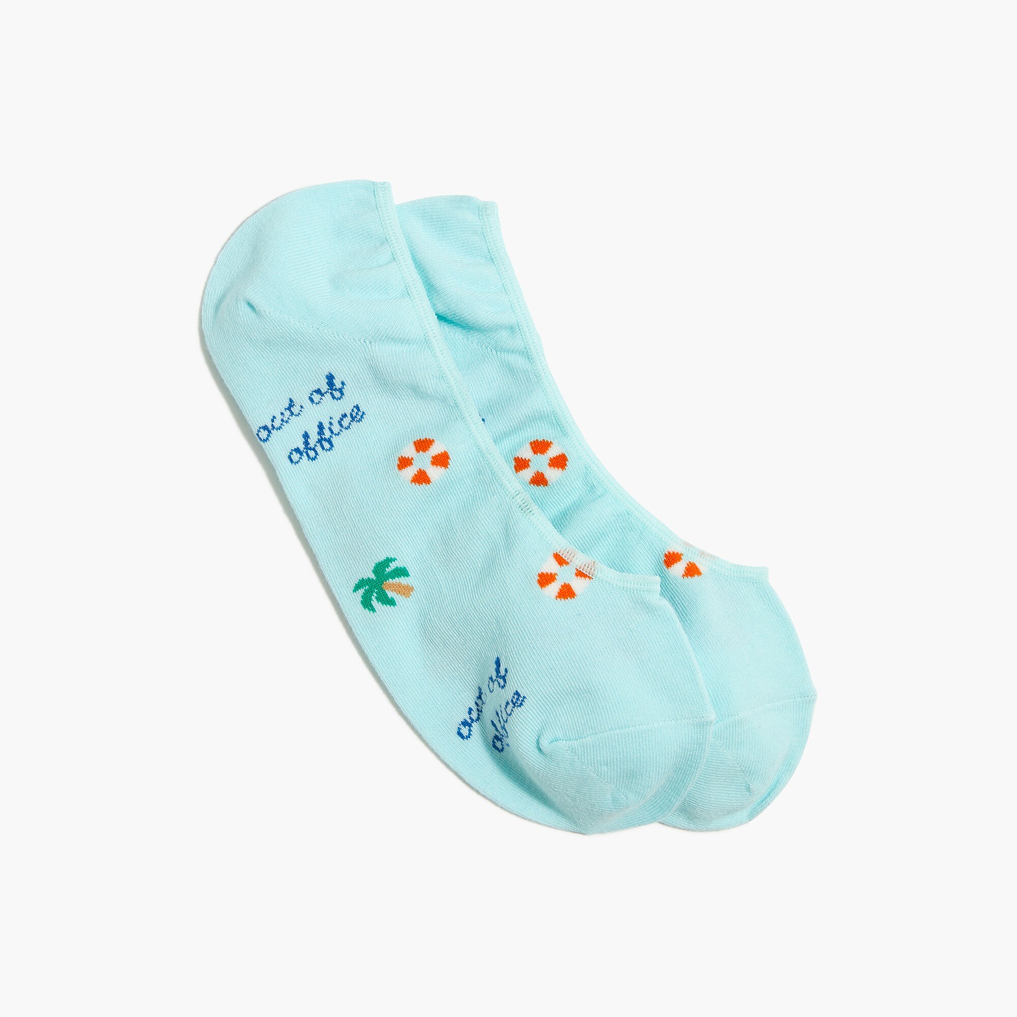 "Out of office" no-show socks