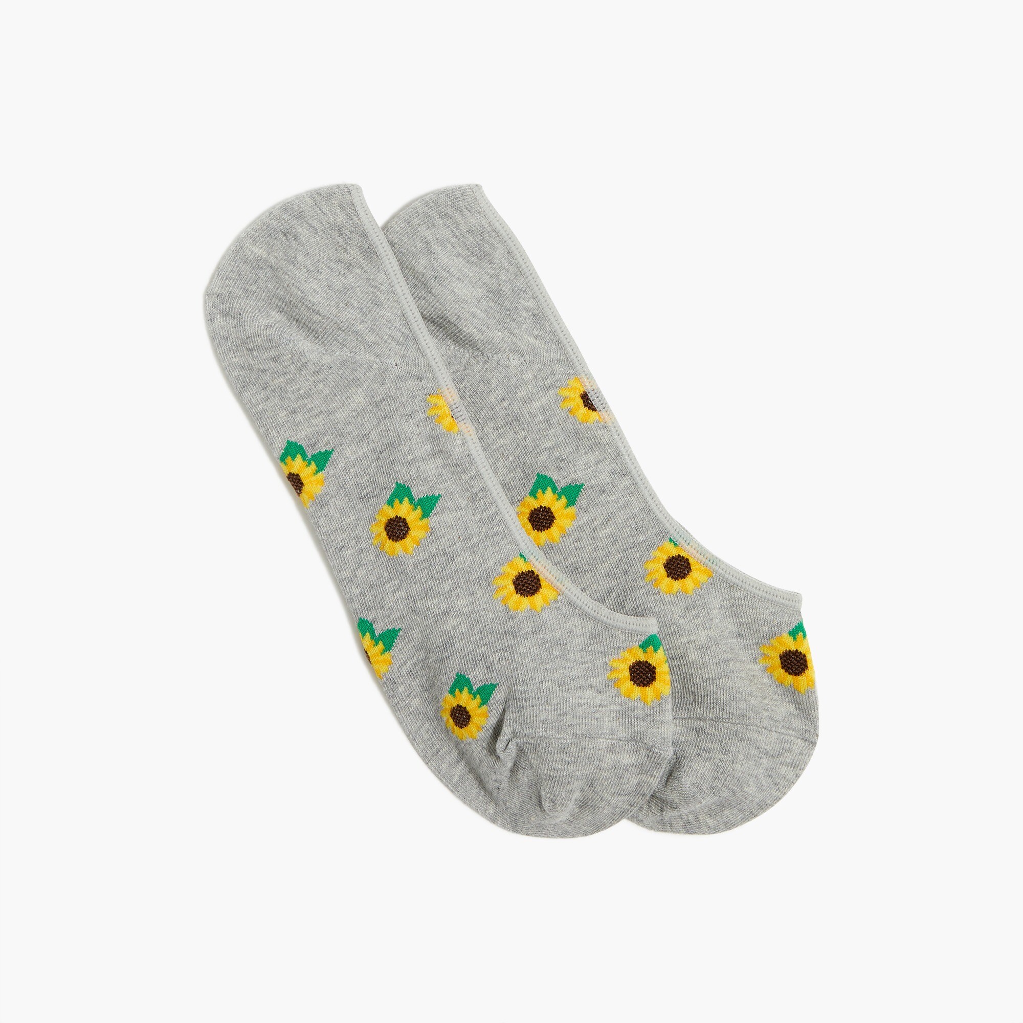 Sunflowers no-show socks