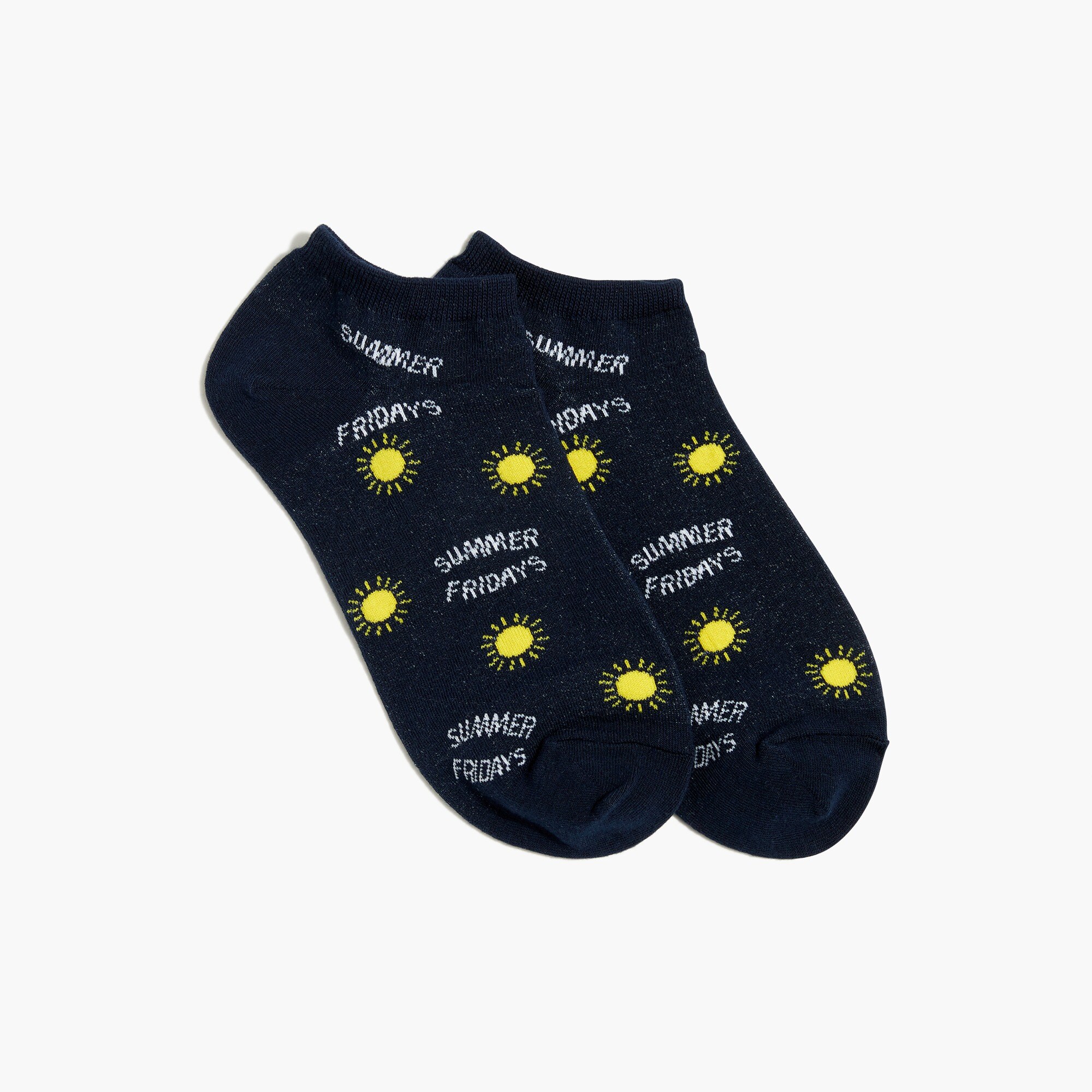 "Summer Fridays" ankle socks