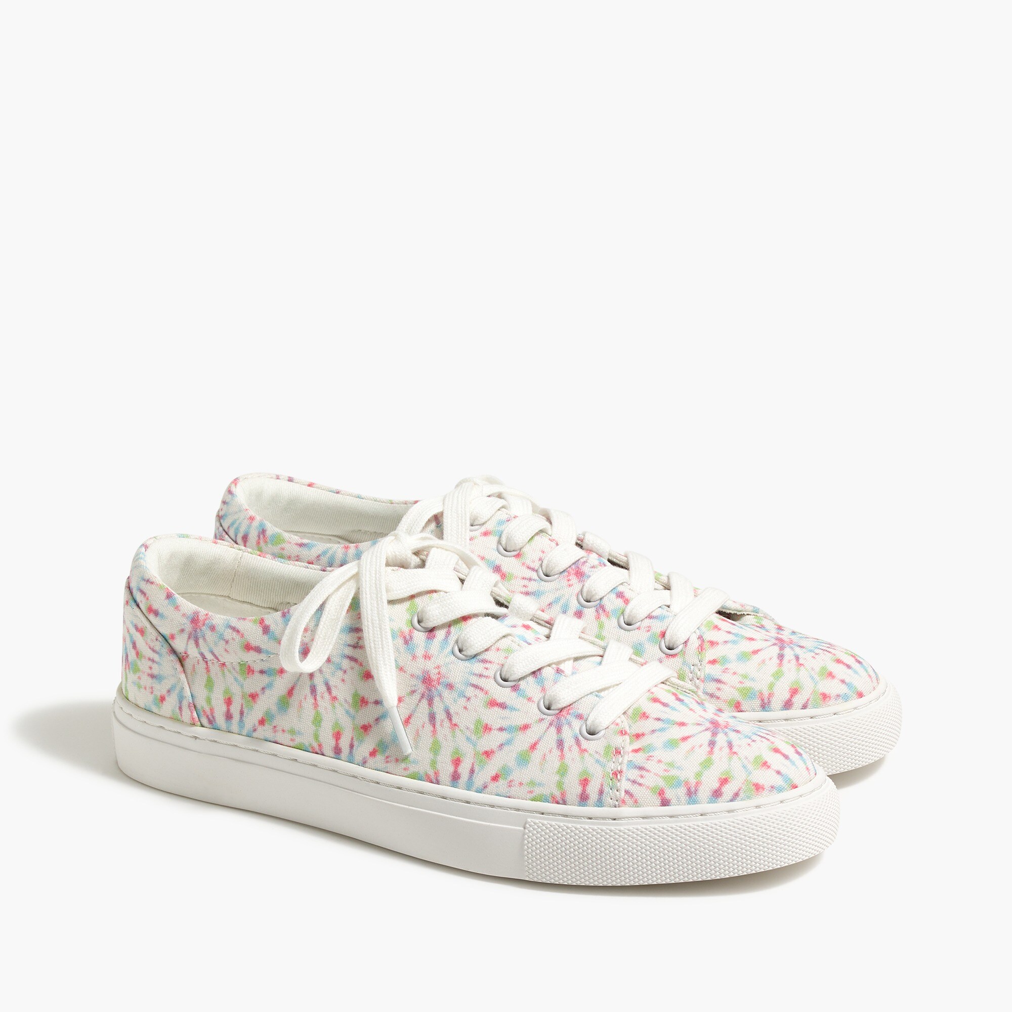Tie-dyed road trip sneakers